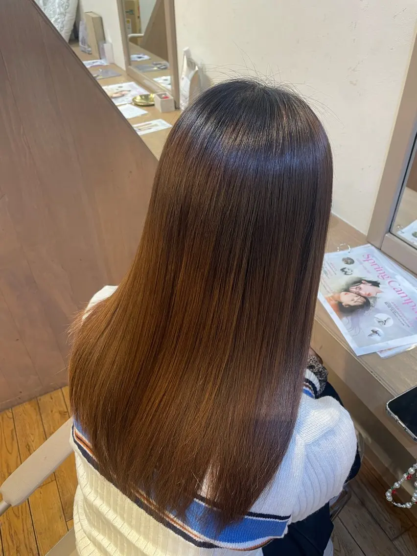 ロング 縮毛矯正 【ioe元町】/カラ ー/縮毛矯正/ヒロトのヘアスタイル