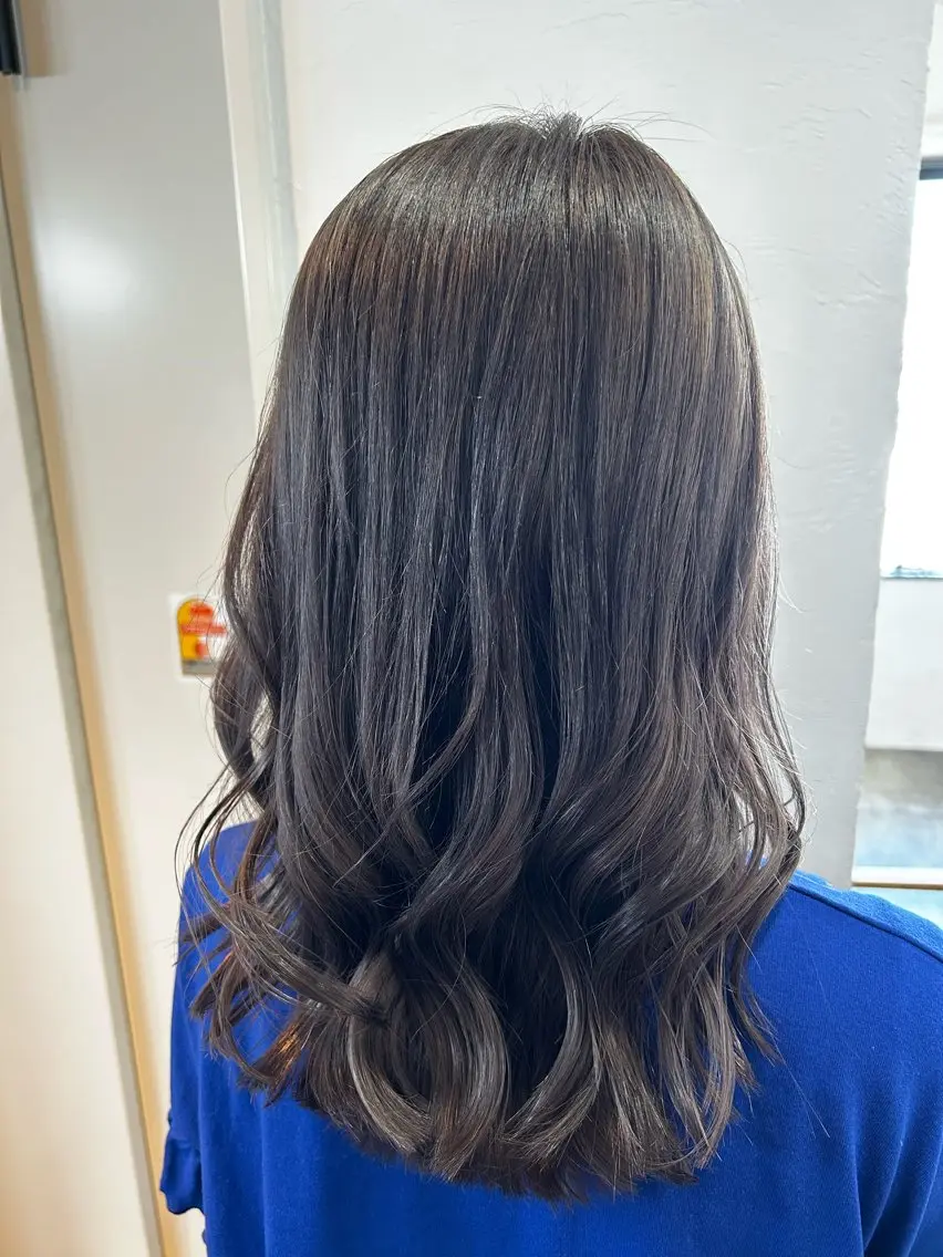 ミディアム カラー 透明感カラー グレージュ 京都駅前 🎀あかりのその他イメージ