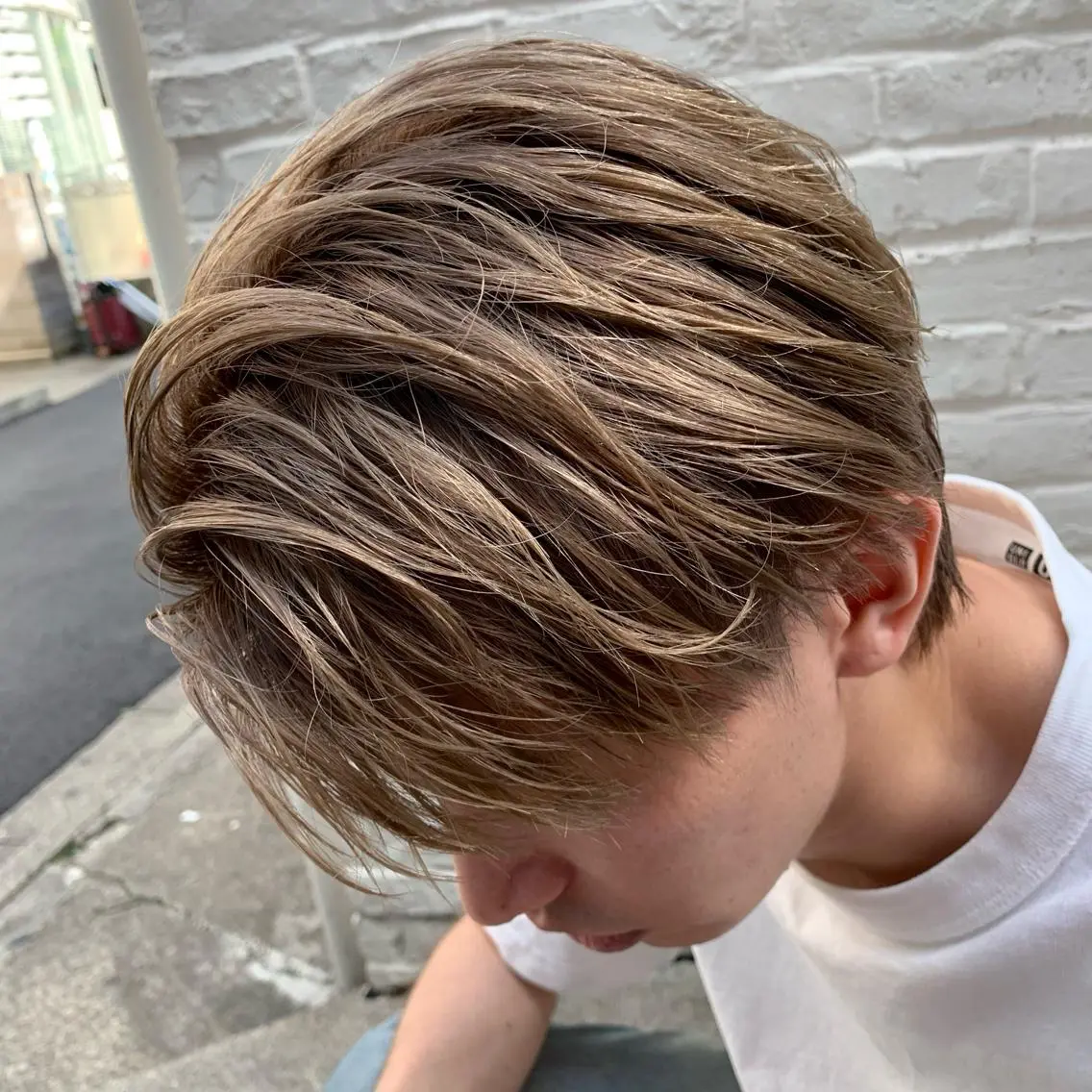 ◆圧倒的透明感💥◆カット+ブリーチカラー💈平日限定💈 ※土日祝+1000円の写真