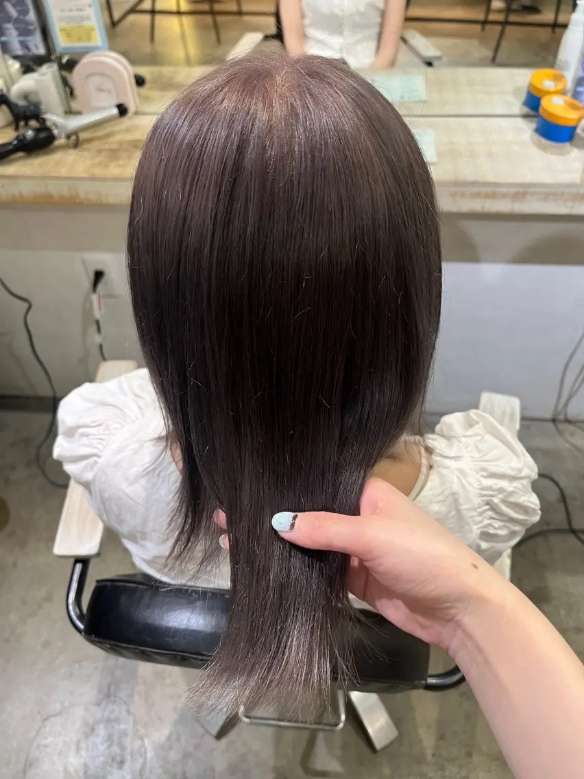 ショート カット ヘアカラー トリートメント 小顔カット/韓国 カラー🌙shikiのヘアスタイル