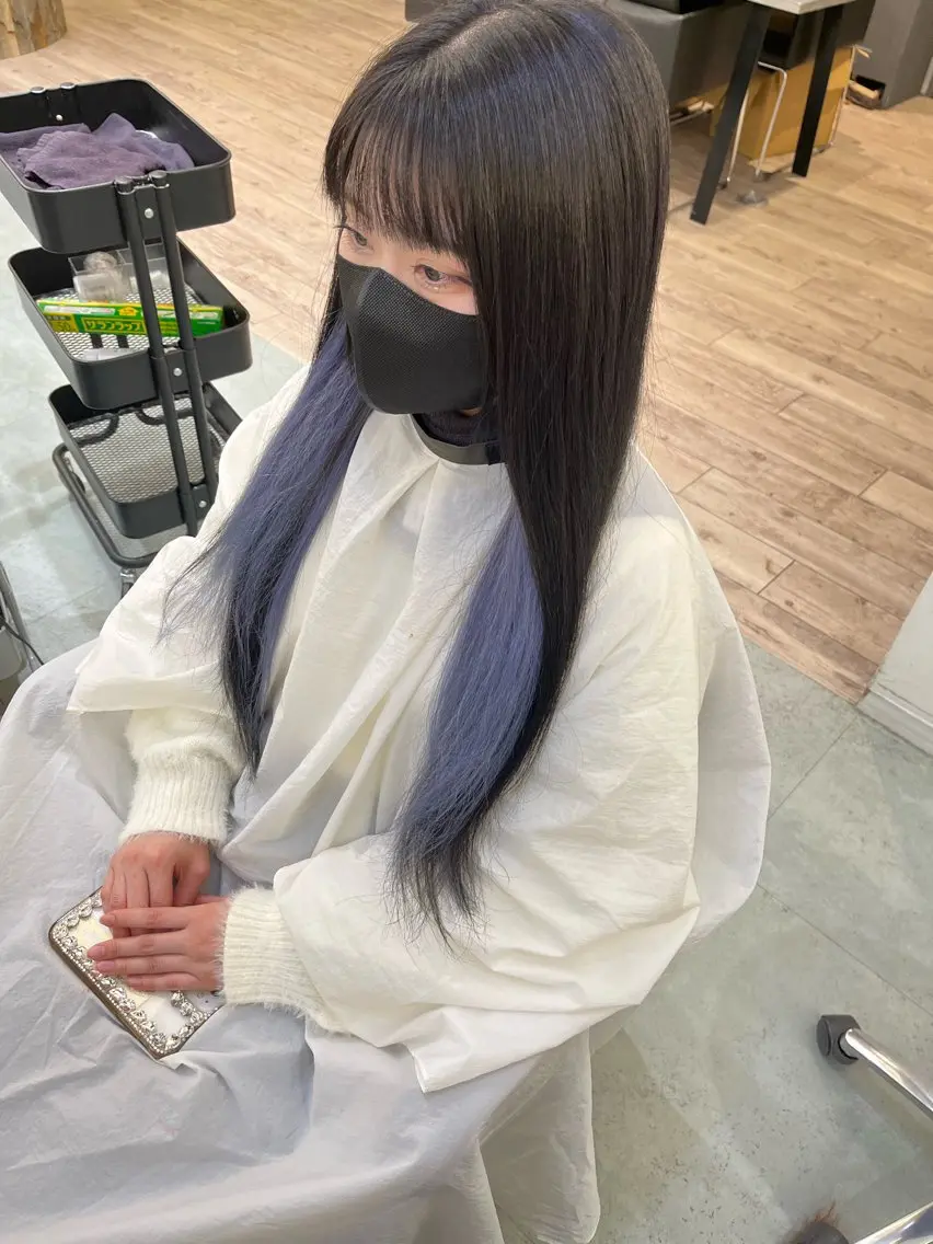 ロング エクステ ヘアカラー ケアブリーチ🌟 ♢WATARU♢のヘアスタイル
