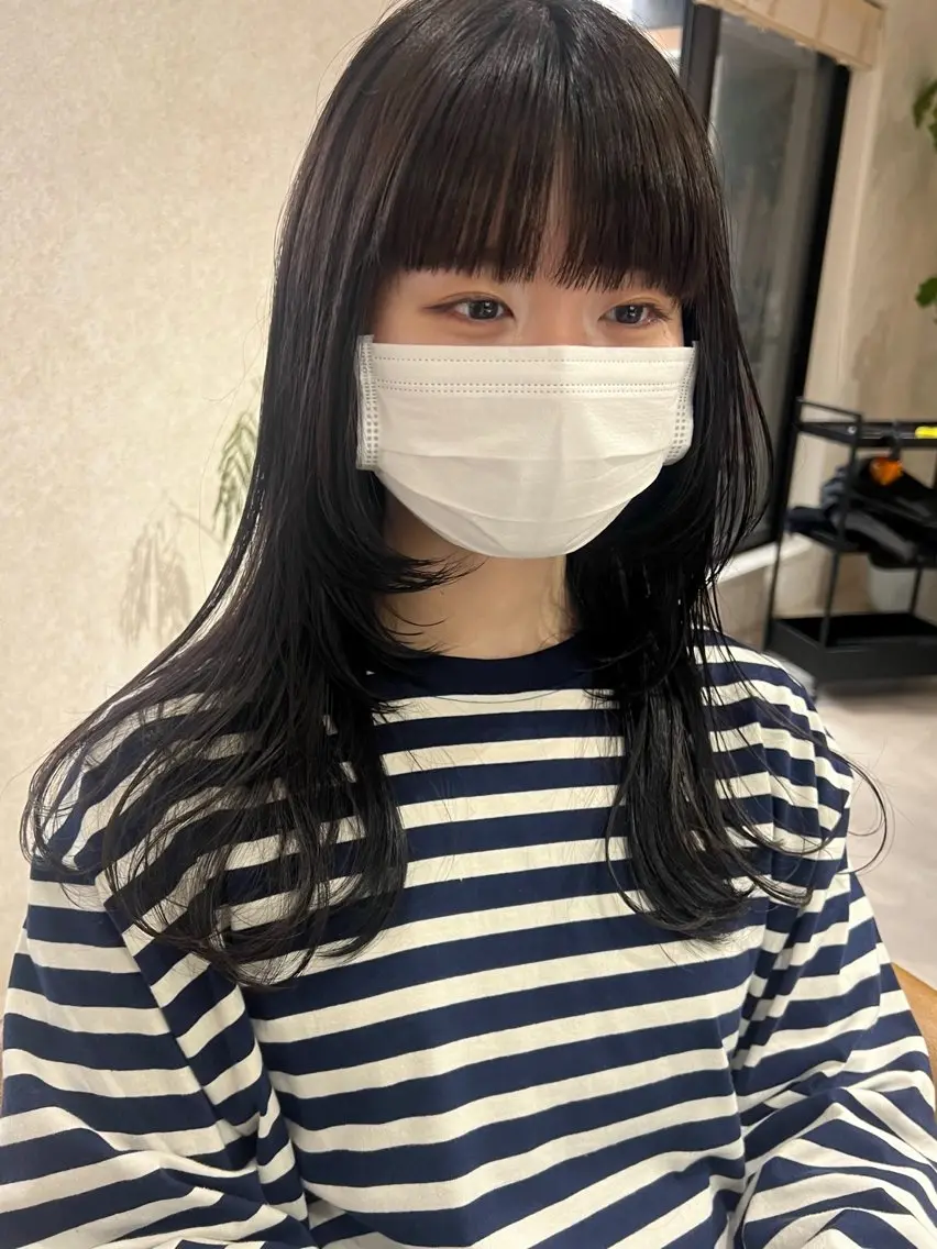 【前髪メンテ】似合わせ前髪カット+前髪コスメ縮毛+PPTトリートメント¥8980の写真