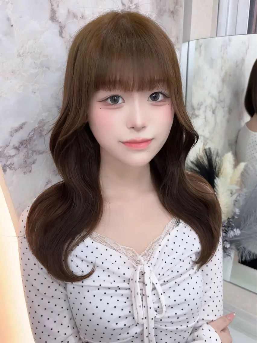 セミロング カラー 🍓みのり🍓/大宮 /艶カラー💖のヘアスタイル
