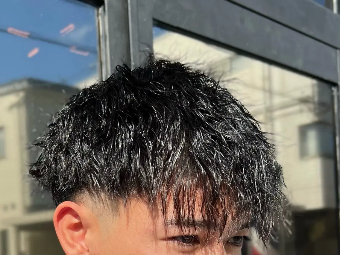 ミディアム 【メンズカット】 。のヘアスタイル