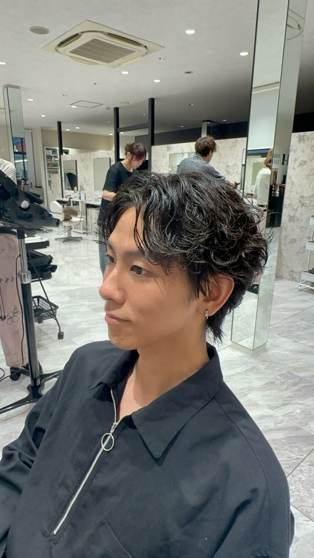 パーマ メンズ メンズカット&パーマ 金田恭平のヘアスタイル