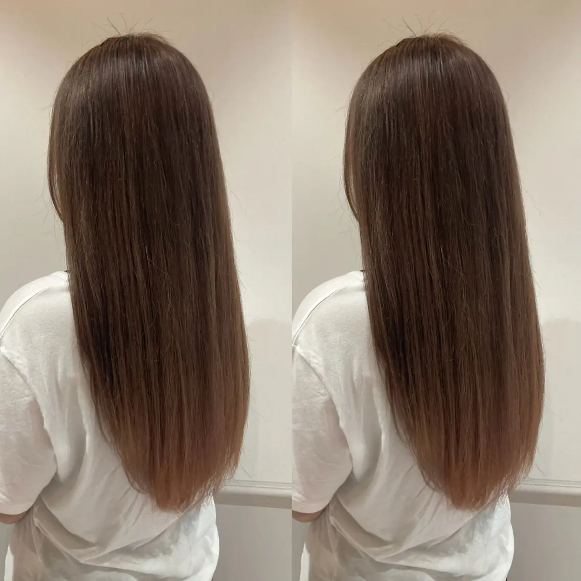 セミロング み うのヘアスタイル