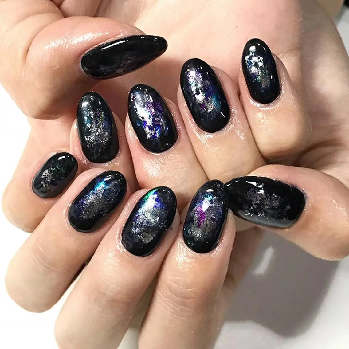 ネイル 渋谷／チップ長さ出し 👑アプレgel-xのネイルデザイン