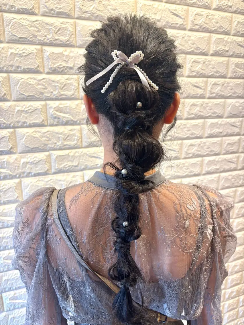 ロング ヘアアレンジ Ailes hair /菊地穂果のヘアスタイル