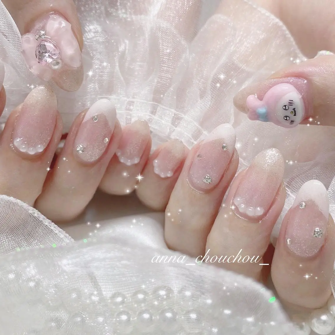 ネイル ハンドネイル Anna Sano⭐️のネイルデザイン