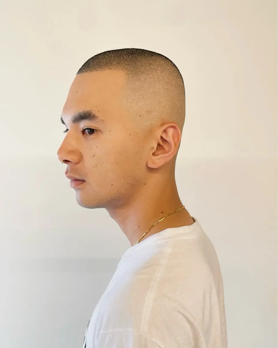 ショート メンズ フェードカット スキンフェード 天川 太生のヘアスタイル