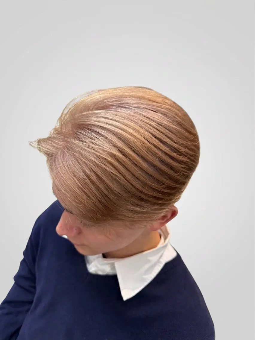 カラー メンズ メンズブリーチ メンズハイトーン ベージュカラー ブリーチ 透明感カラー カット ヘアカラー 心斎橋メンズサロン リベルテグリットのヘアスタイル