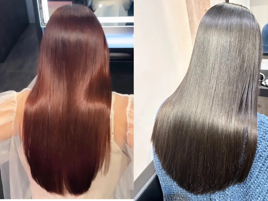 ロング TAKAMI 髪と爪を同時に施術のネイルデザイン