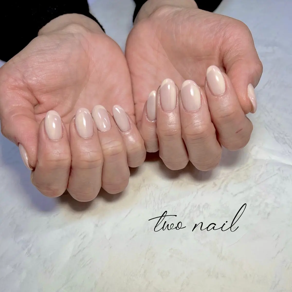 ネイル アートネイル フットネイル ハート ニュアンスネイル オフィスネイル two nailのネイルデザイン