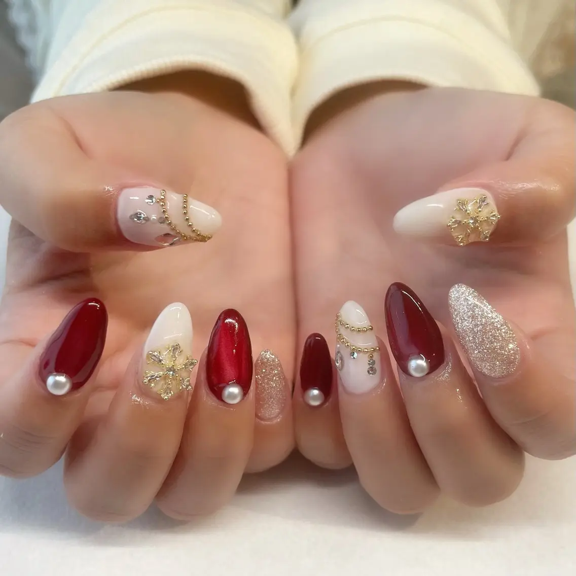 ネイル ハンドネイル 💎🐰 saki. m 🐰💎のネイルデザイン