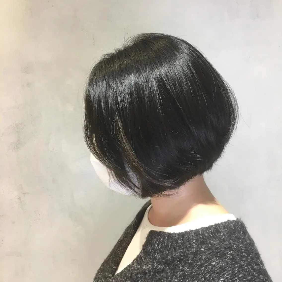 ショート ボブレイヤー ボブ レイヤーカット 小顔カット ハイライトカラー レイヤーカットのヘアスタイル