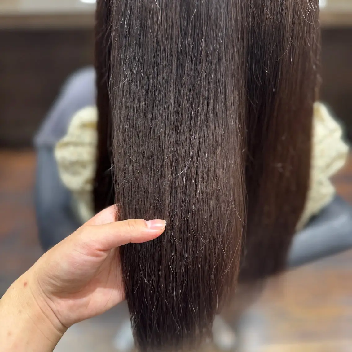 ロング ヘアカラー 川瀬 陽南子のヘアスタイル
