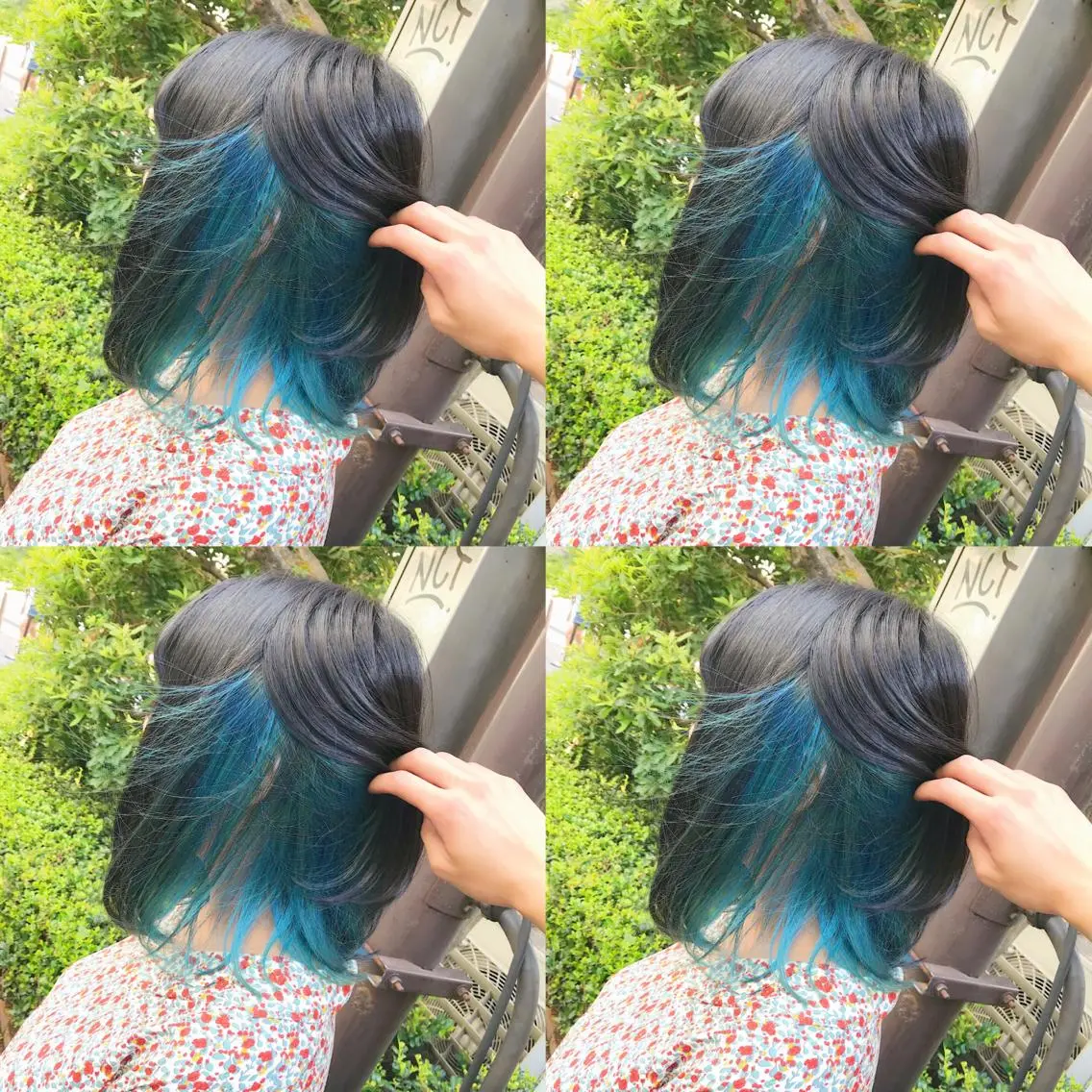ミディアム カラー ヘアアレンジ ヘアカラー トリートメント TAKUMAブリーチ /切りっぱなし🪽のヘアスタイル