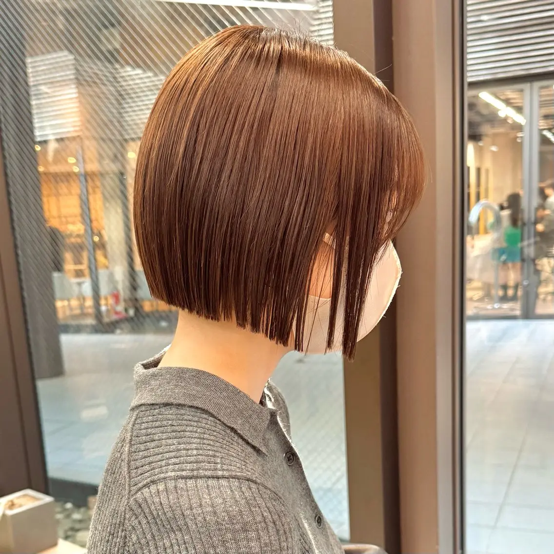 ショート ボブ 縮毛矯正 カット 縮毛矯正 トリートメント ボブ/ショート /パーマ/shinのヘアスタイル