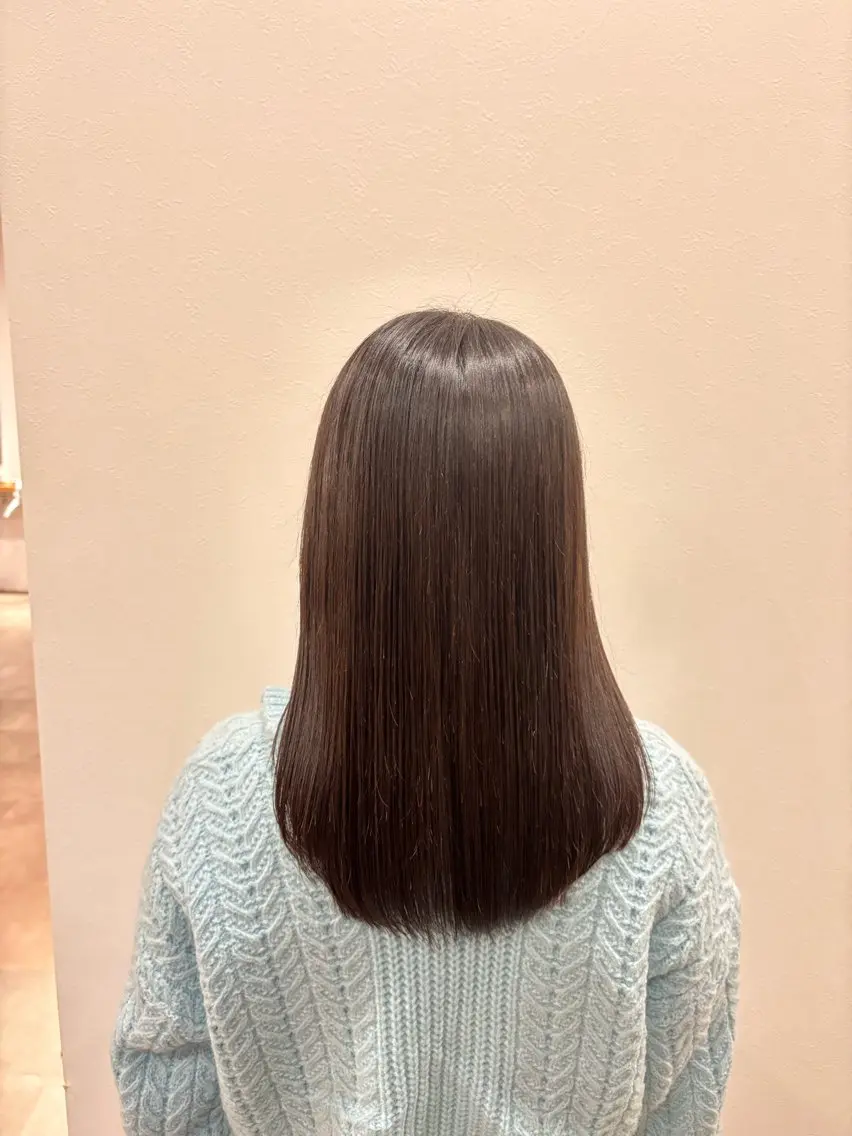 セミロング カット ヘアカラー トリートメント メンズカット＆パーマ 髪質改善/岩元のヘアスタイル