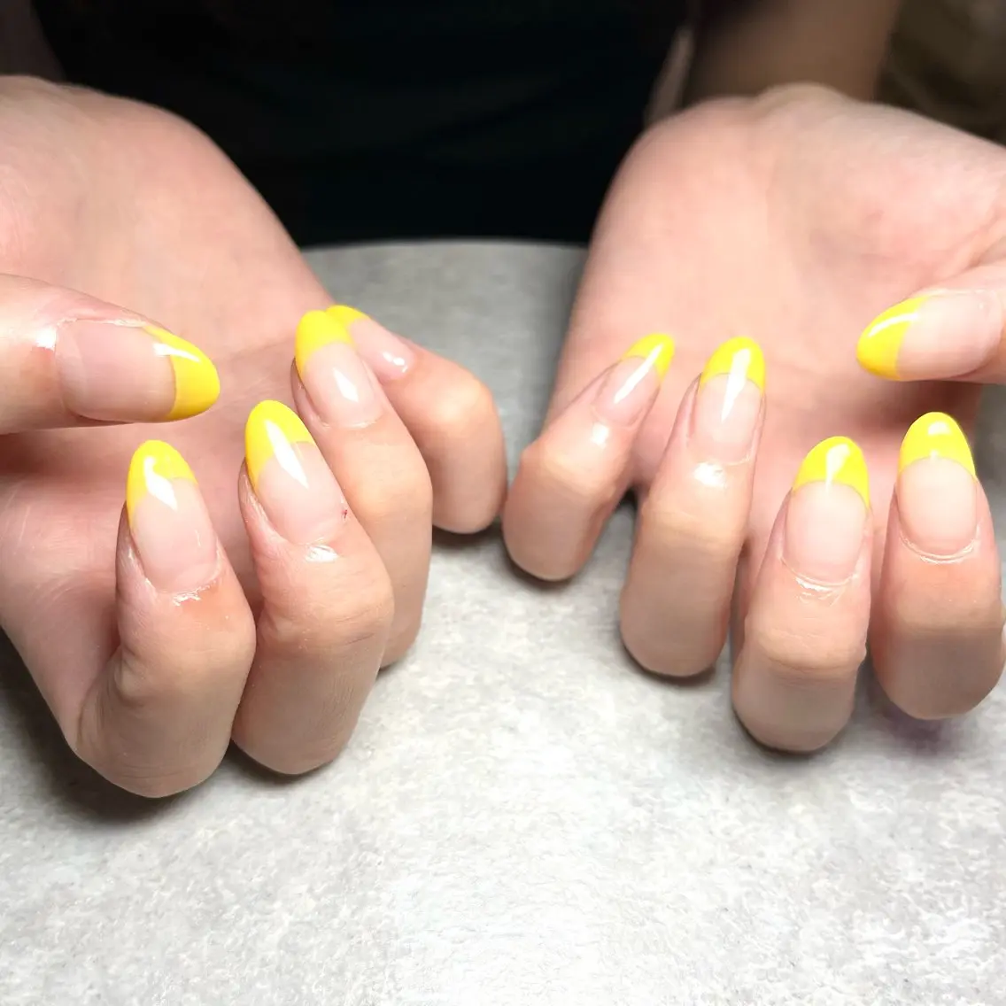 ネイル フレンチネイル 🌻Sunrich Fuka🌻のネイルデザイン