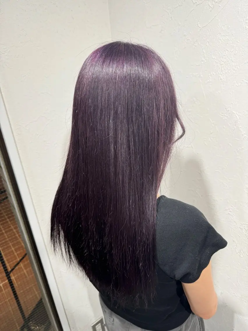 ロング カラー カット ハイトーン/レイヤー /艶カラー🎀のヘアスタイル
