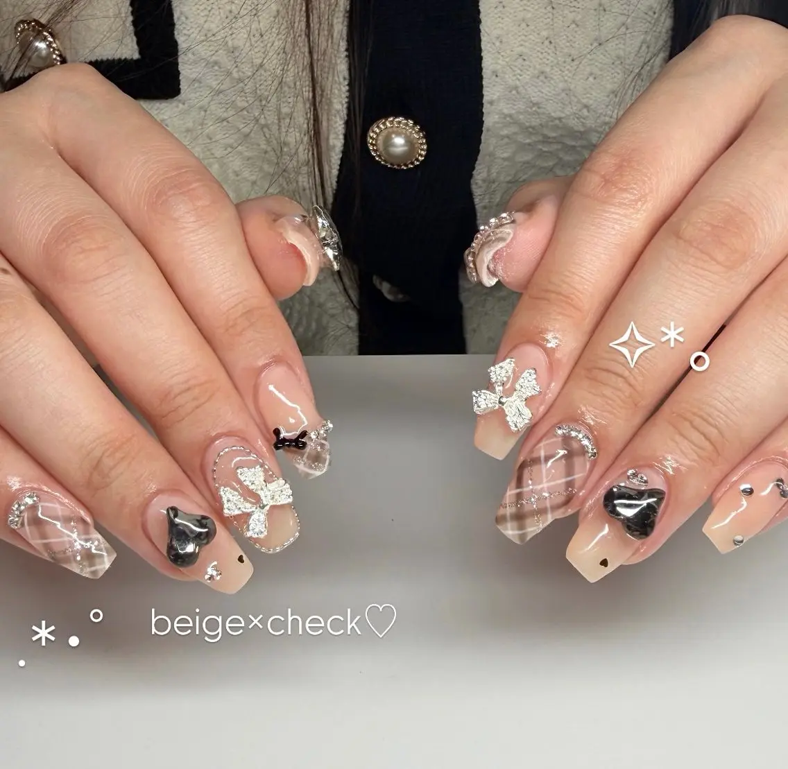ネイル ハンドネイル .*･ﾟCHAM NAIL✧︎*。のネイルデザイン