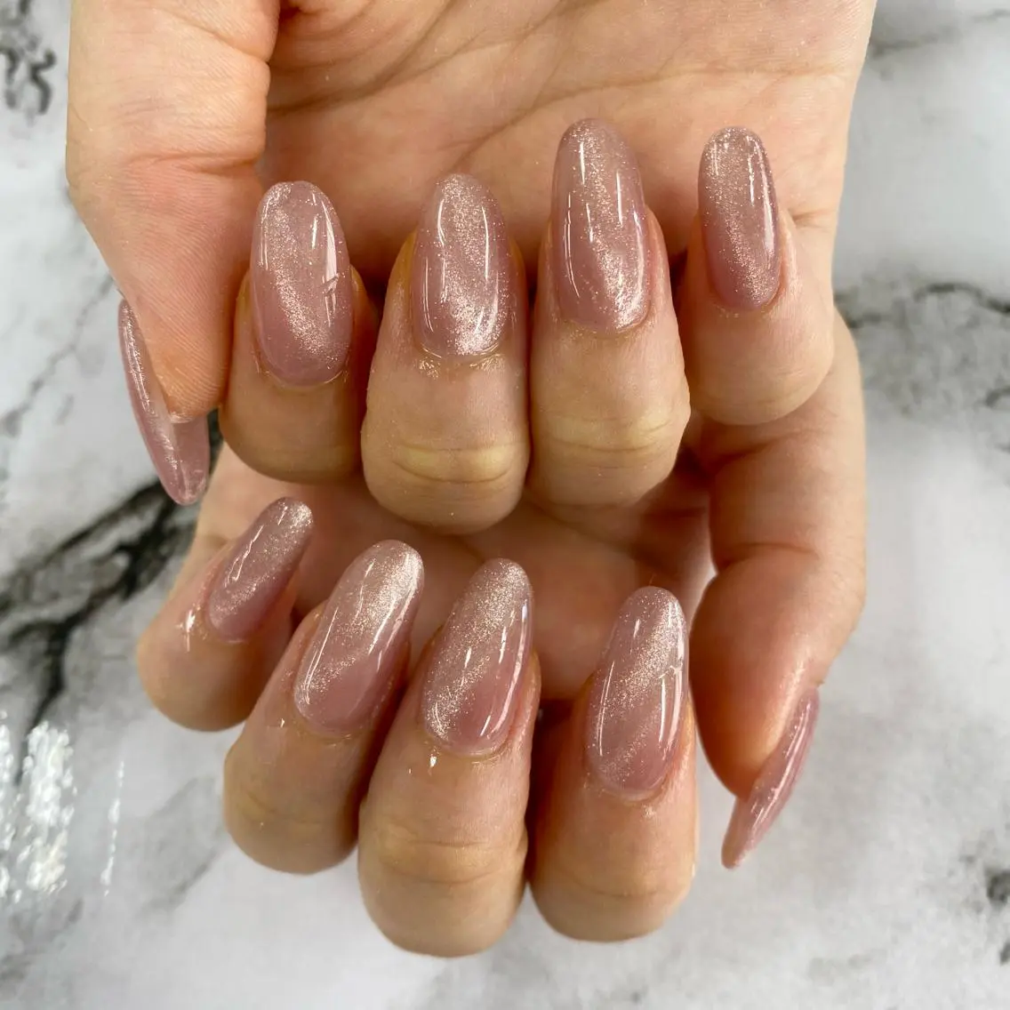 【ネイル★ハンド定額】10本マグネットorオーロラ💅🏻の写真