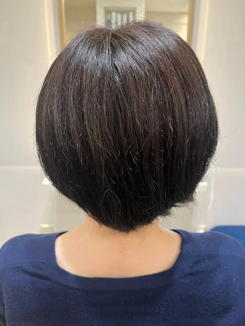 ショート ショートヘア 小鴨 美佳のヘアスタイル