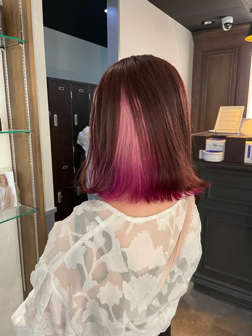 ミディアム ヘアカラー KANA🌷 髪質改善のヘアスタイル