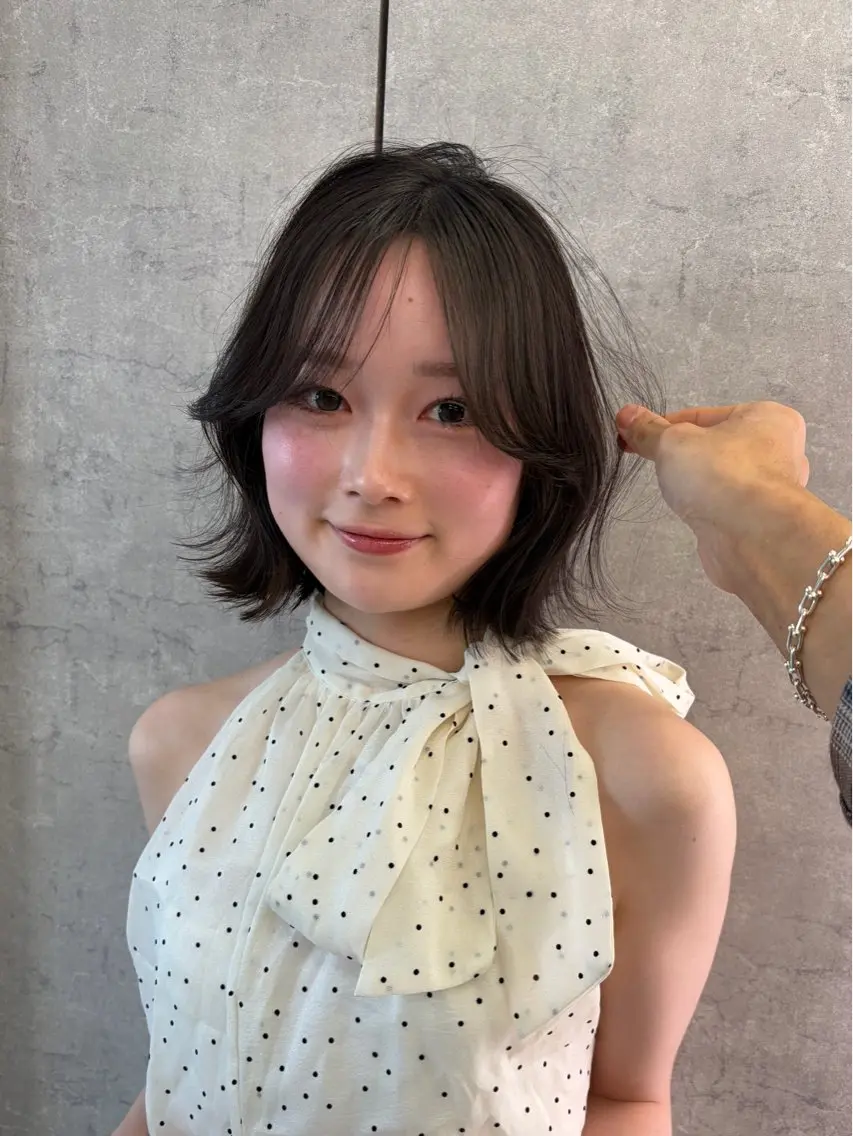 ショート ボブ 低ダメージカラー Yoshidaのヘアスタイル