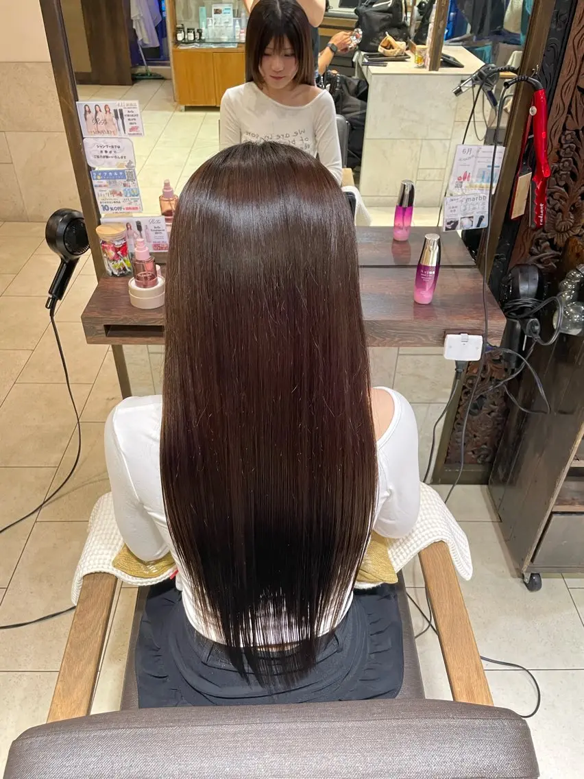 カラー 🦋透明感カラー 🦋🫧愛加のヘアスタイル