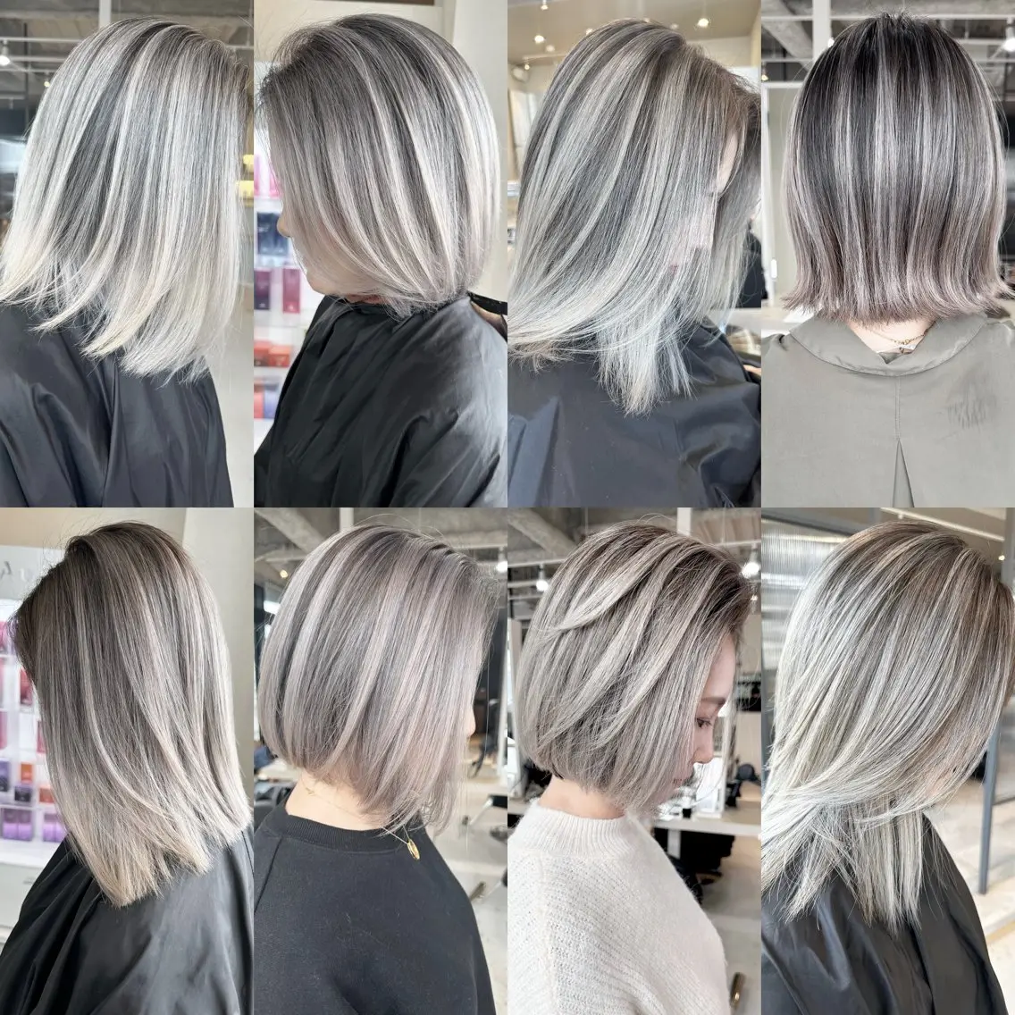 ミディアム カラー ヘアカラー トリートメント 井上 一平のヘアスタイル
