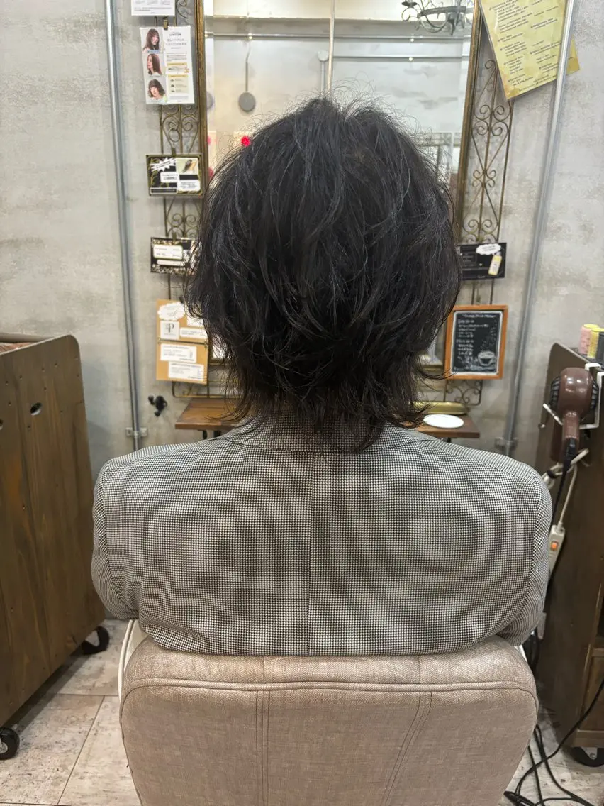 ヘアアレンジ メンズ ヘアセット メンズ/ヘアセット/ 顔周りレイヤー/💶のヘアスタイル