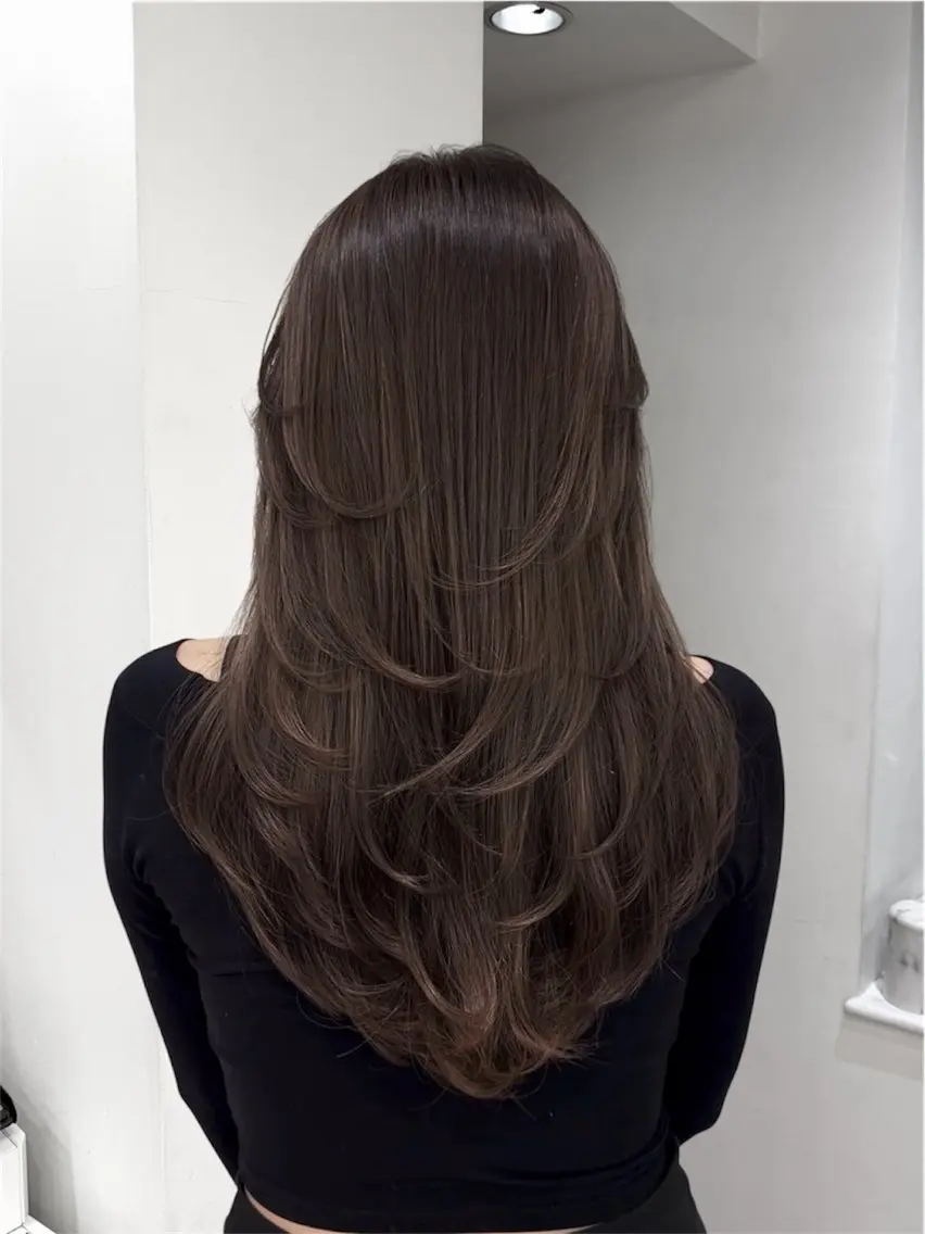 ロング カット ヘアカラー トリートメント ヘッドスパ ヘアセット 韓国ヘア×2way 🇰🇷和知拓郎のヘアスタイル