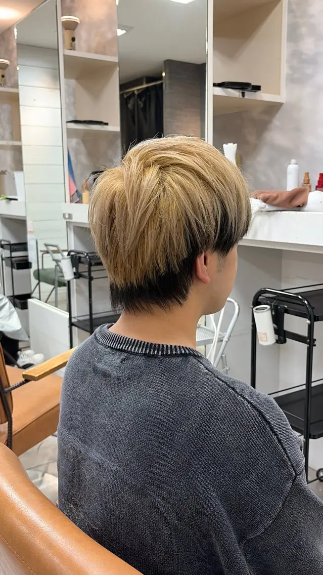 ショート カラー メンズ カット ヘアカラー トリートメント 似合わせ/前髪カット /店長 村上直也のヘアスタイル