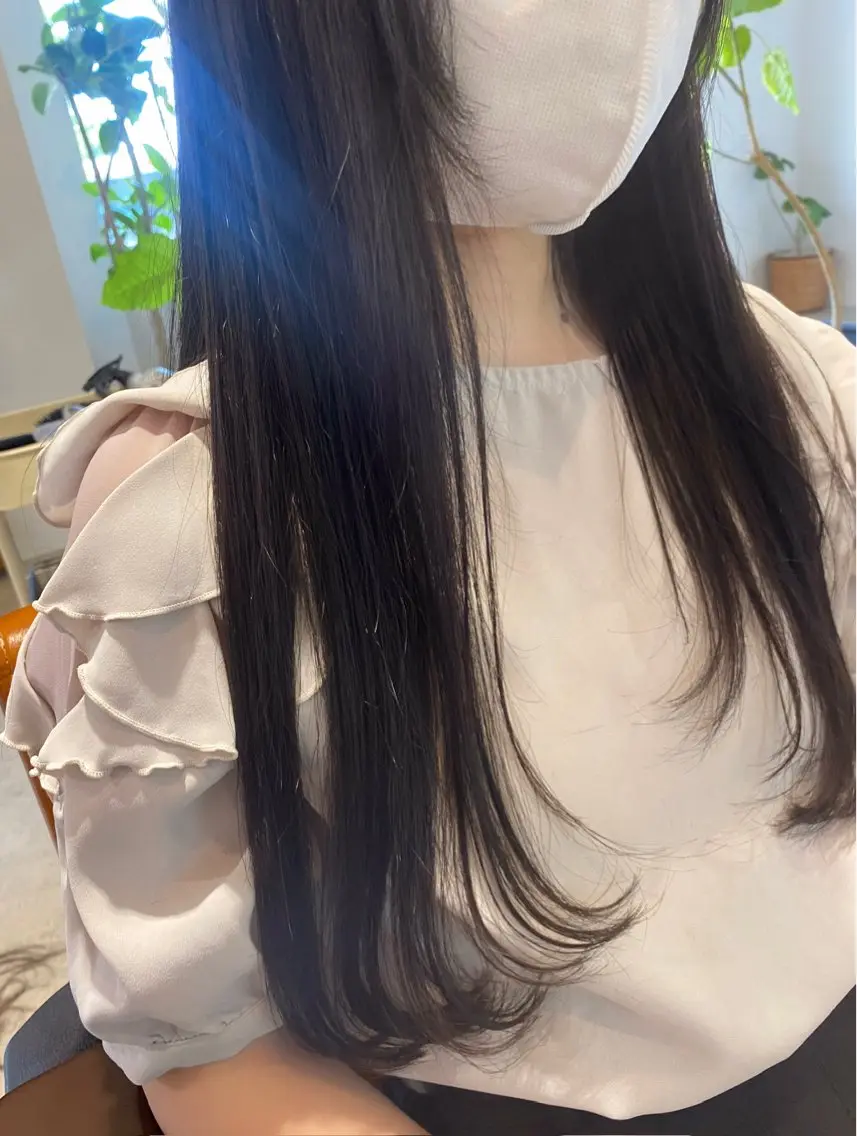 ロング レイヤーカット カット 関谷 のぞみのヘアスタイル