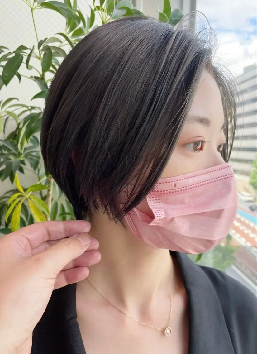ショート ショートボブ ボブ 似合わせカット ショートヘア まあるいショートボブ 🐥廣瀬そらのヘアスタイル