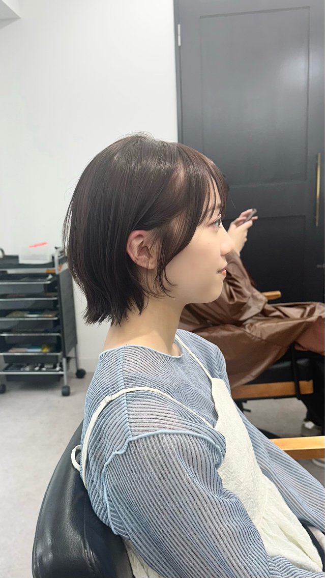 ミディアム カラー パーマ ヘアアレンジ メンズ キッズ カット ヘアカラー 骨格レイヤーカット 🌿JUNのヘアスタイル