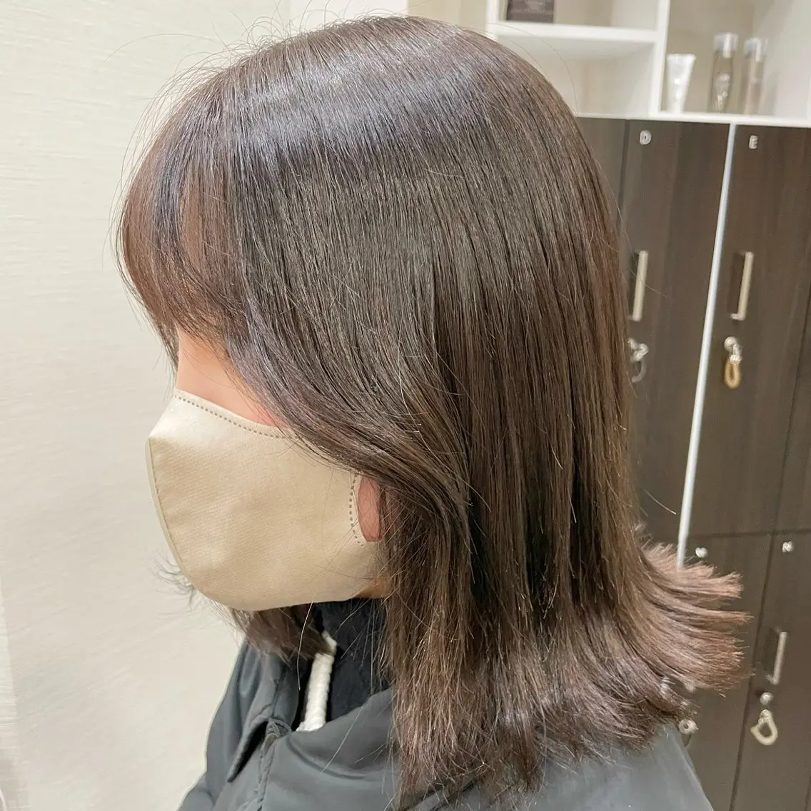 ミディアム カラー メンズ 🐾 脱白髪染め 篠崎🐾のヘアスタイル