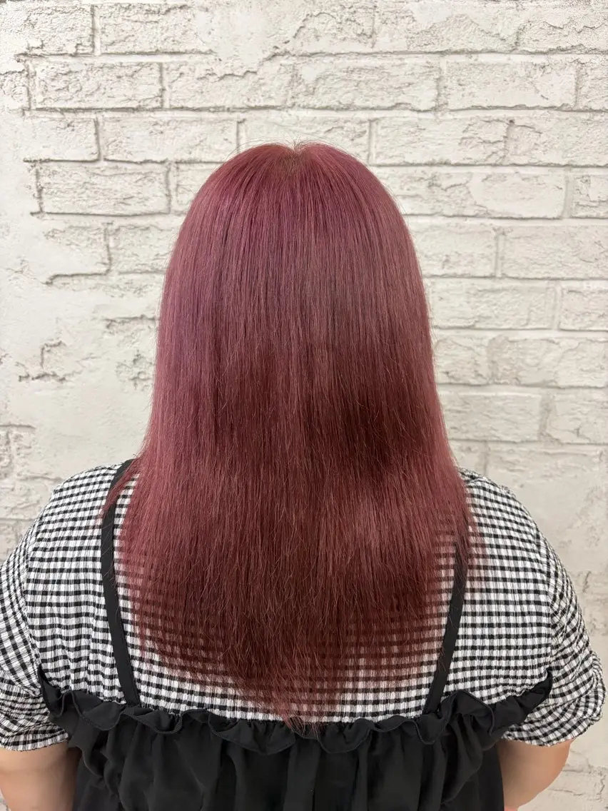 カラー ラベンダーカラー ラベンダーピンク ピンクカラー KIRA🎀ブリーチ モデル募集中🪄のヘアスタイル
