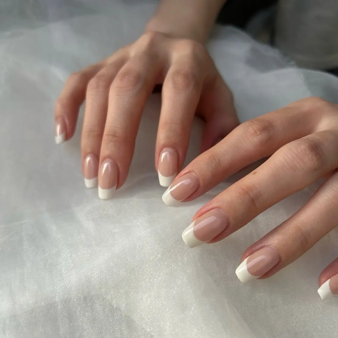 【hand】フレンチネイル(オフ無/120分)🌿🫧の写真