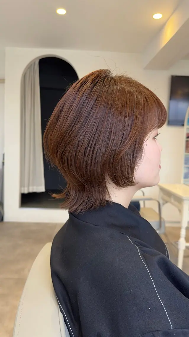ミディアム ヘッドスパ 小北 つつみ/生えグセ改善のヘアスタイル