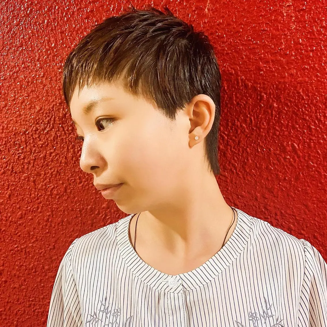 ショート カラー 中川 竜誠のヘアスタイル
