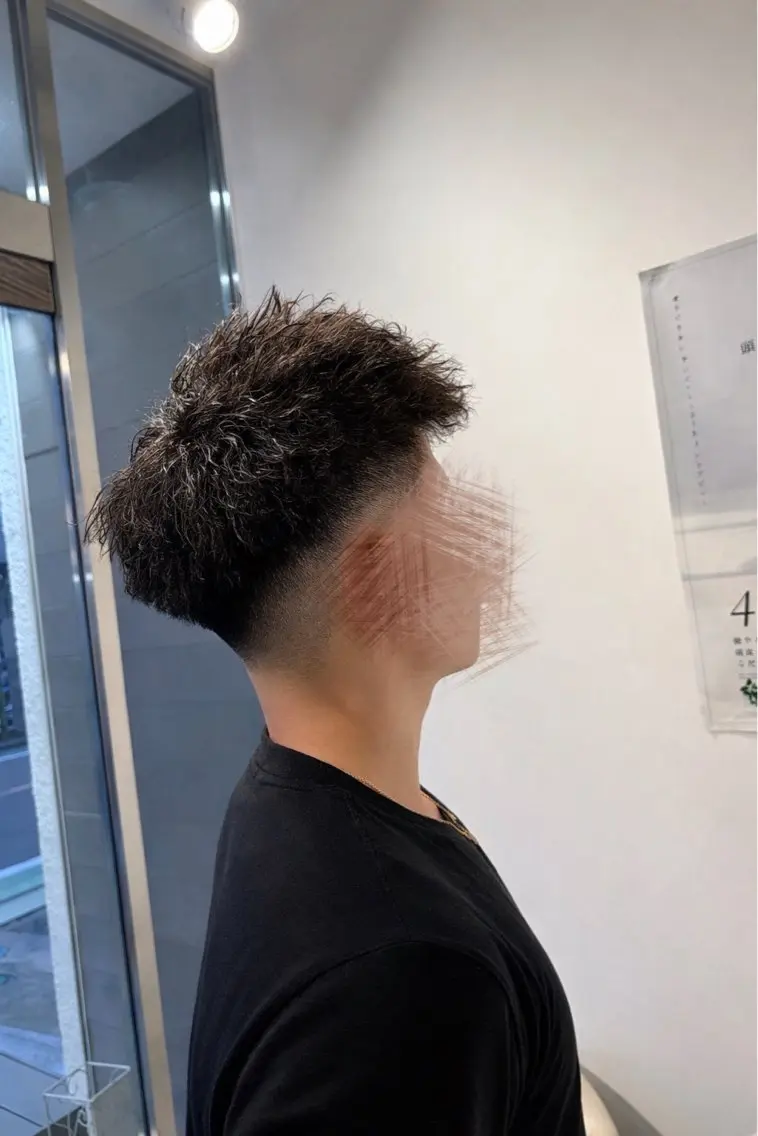 パーマ メンズ マッシュ カット パーマ メンズパーマ💈/ ハイトーン🔥翔太のヘアスタイル