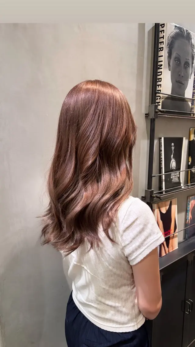 ロング カラー ヘアカラー タナカ カナ🫧のヘアスタイル