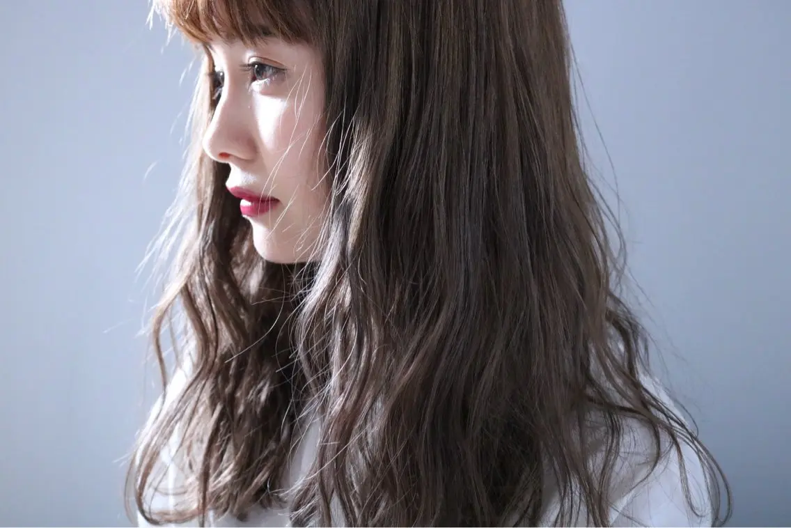 ロング カラー パーマ ooitヨシダ ミナミのヘアスタイル