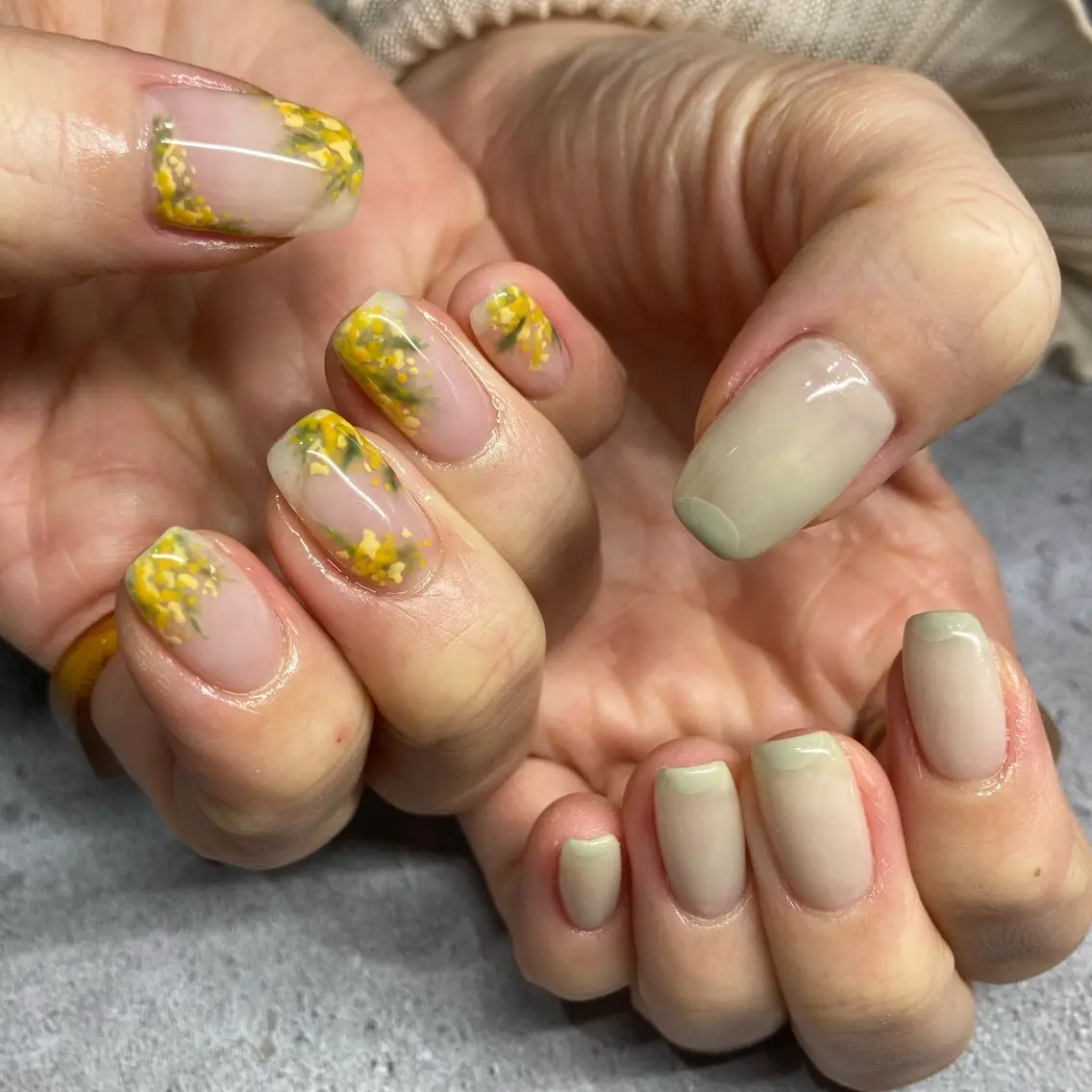 ネイル アートネイル ニュアンスネイル Junko peg新丸子のネイルデザイン