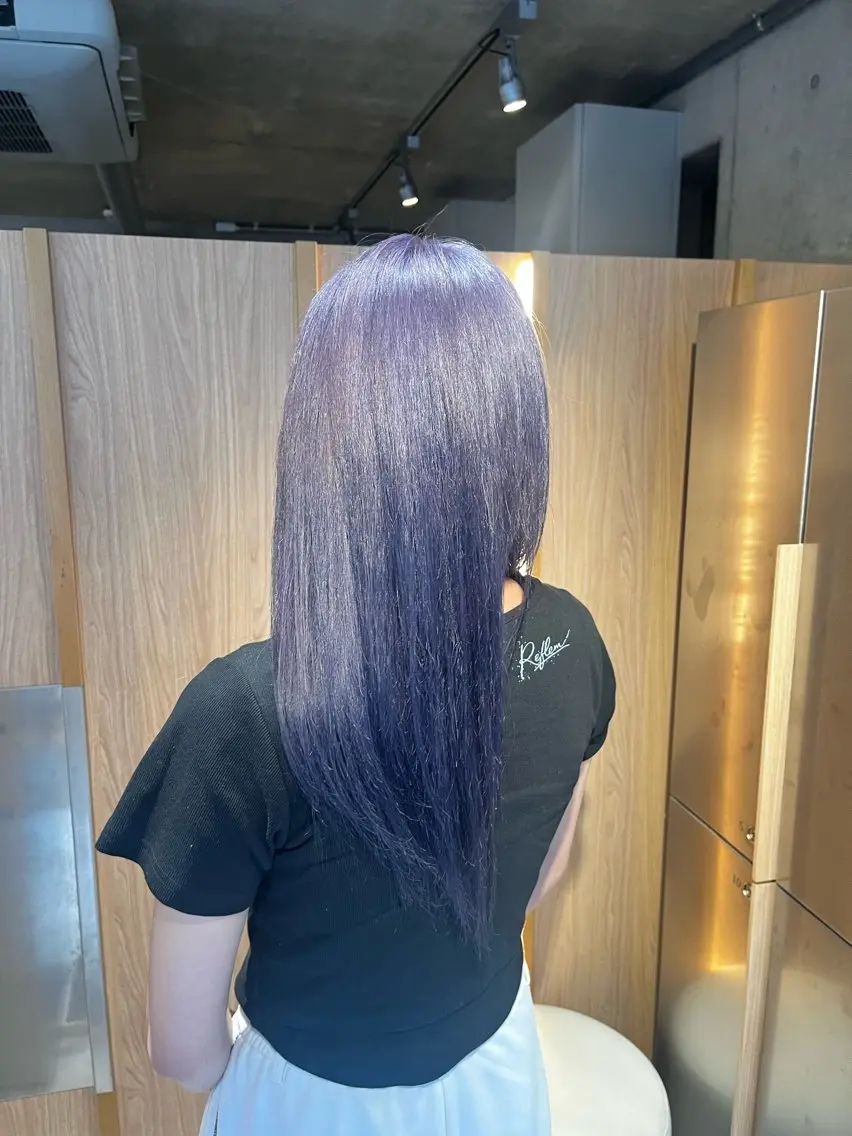 カラー ヘアカラー トリートメント ヘッドスパ 艶カラー/ NaRuのヘアスタイル
