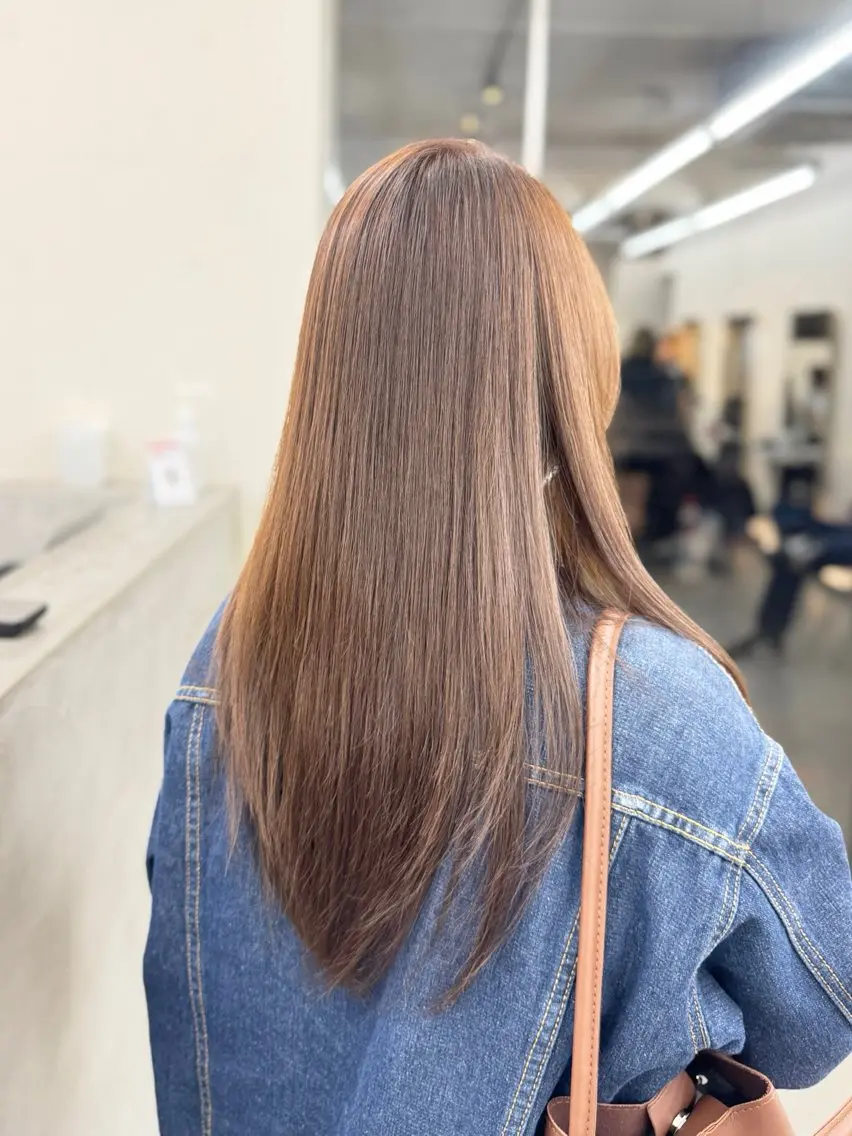 ロング カラー カット ヘアカラー トリートメント 🦋韓国系指名No1 店長/圓山 祐也🦋のヘアスタイル