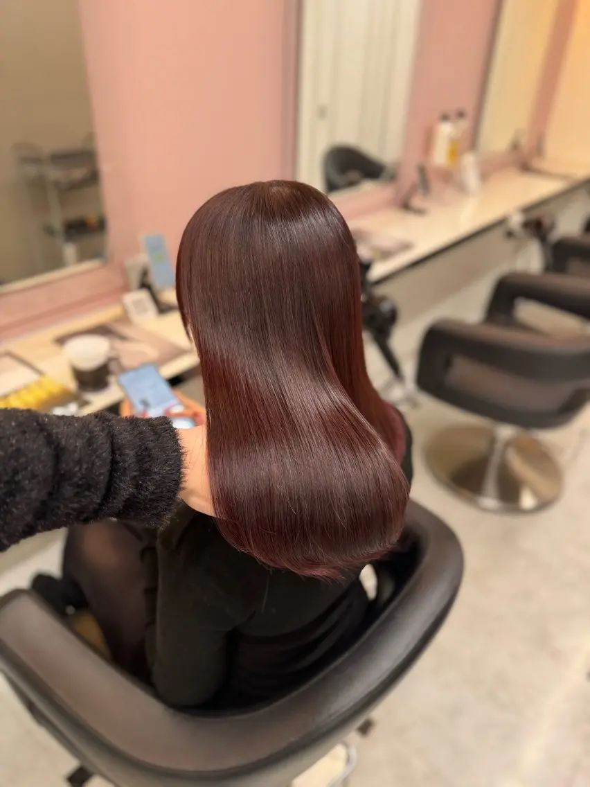 ミディアム ♥️韓国風透明感 暖色misa♥️のヘアスタイル